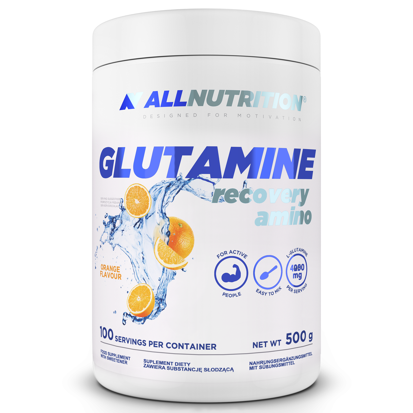 GLUTAMINE RECOVERY AMINO 500 g Apelsīnu