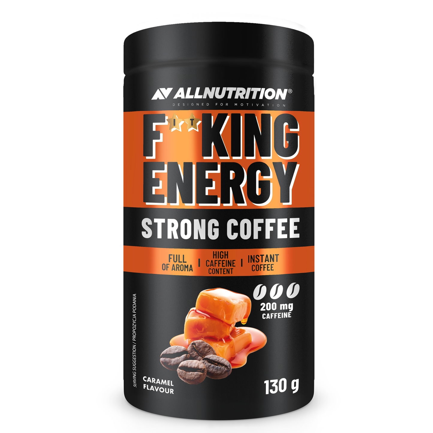 ENERGY STRONG COFFEE 130 g ar Karameļu garšu