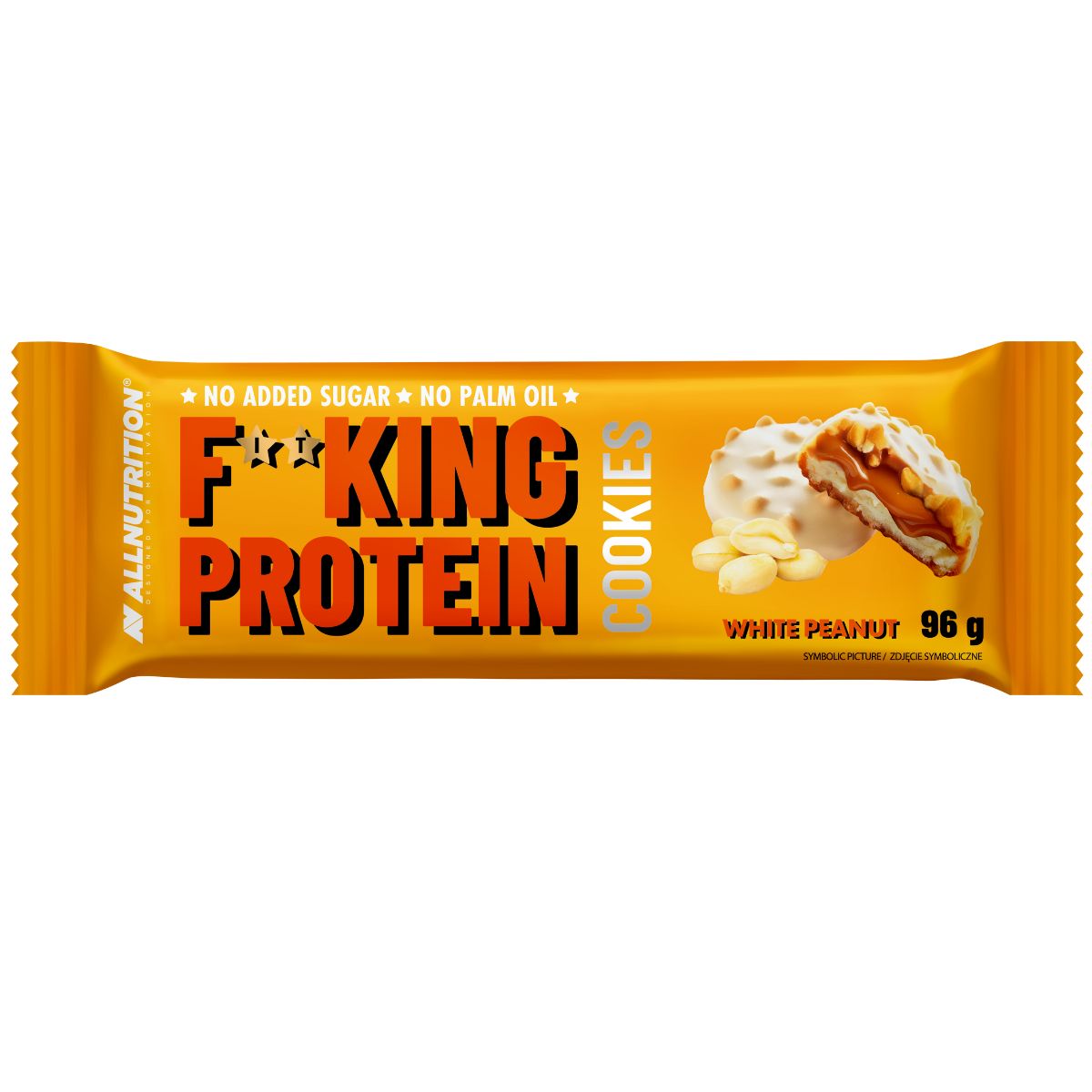 FITKING PROTEIN COOKIES 96 g WHITE PEANUT