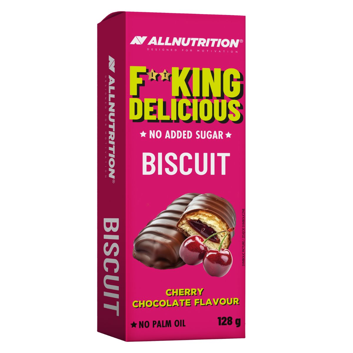 FITKING DELICIOUS BISCUIT 128 g ar Ķiršu šokolādes garšu