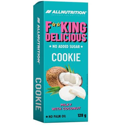FITKING DELICIOUS COOKIE 128 g PIENA CEPUMS AR KOKOSRIEKSTU.