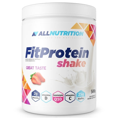 FIT PROTEIN SHAKE 500 g STRAWBERRY