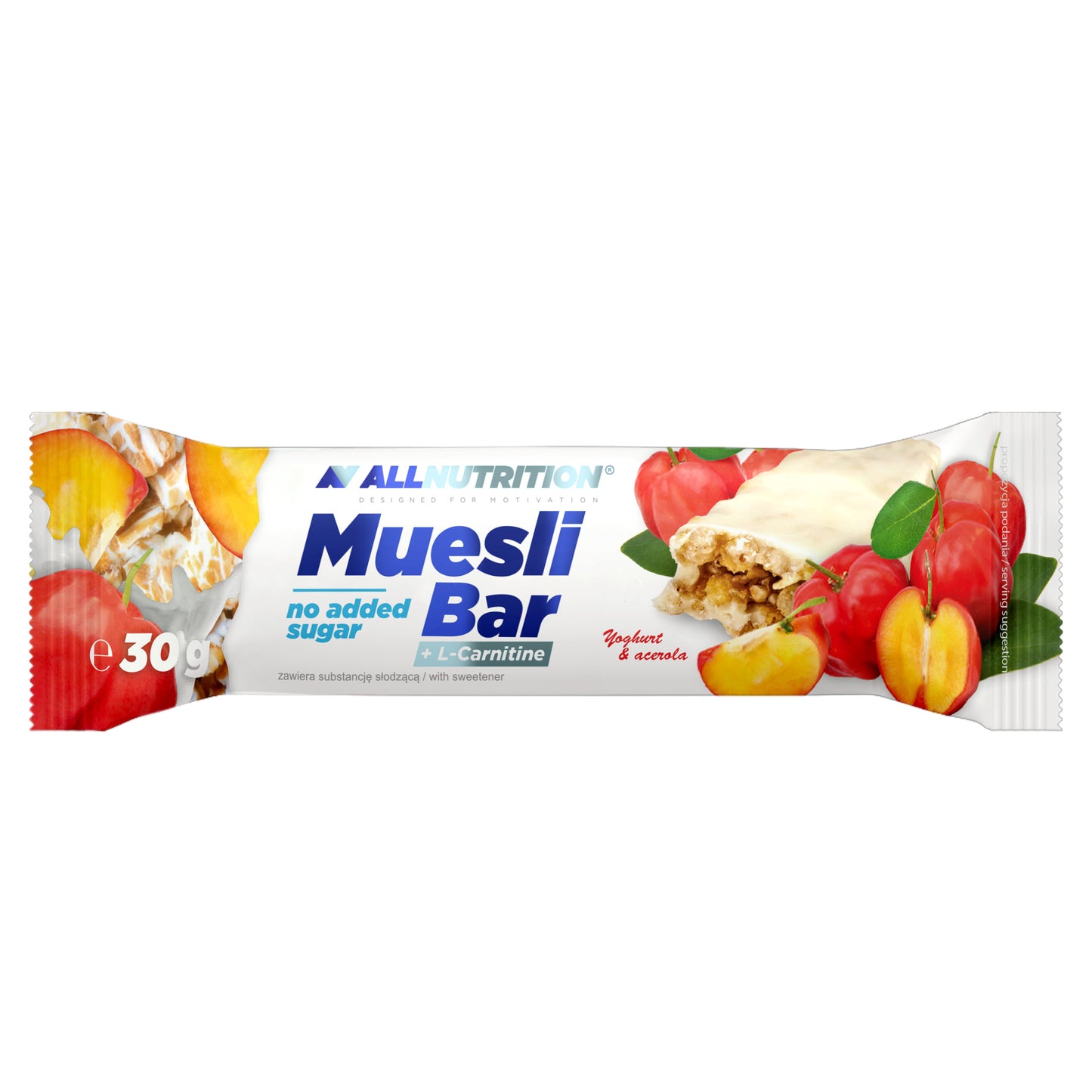 MUESLI BAR L-CARNITINE 30 g Barbadosas ķirsis
