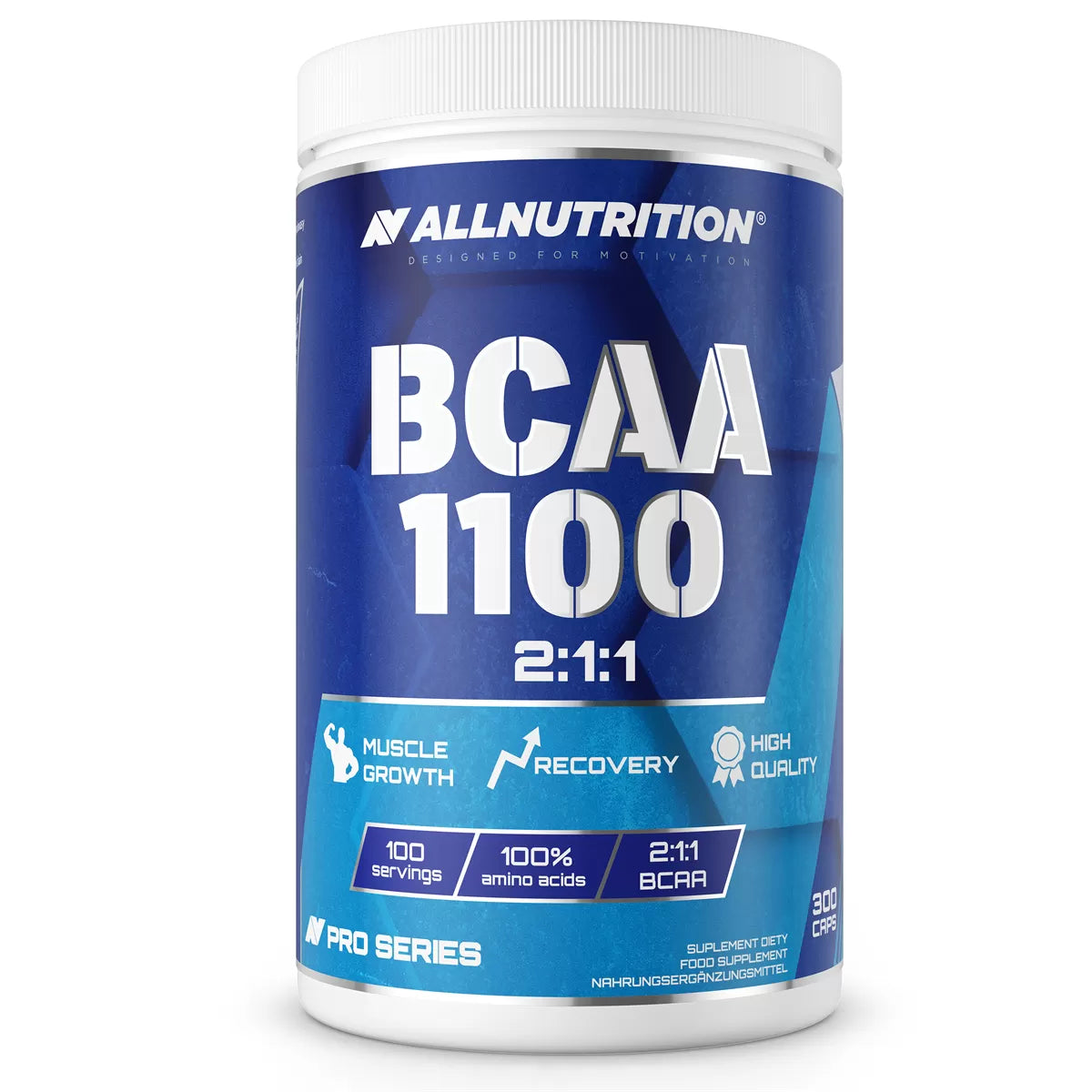 All Nutrition BCAA 1100 2:1:1, 300 Kapsulas