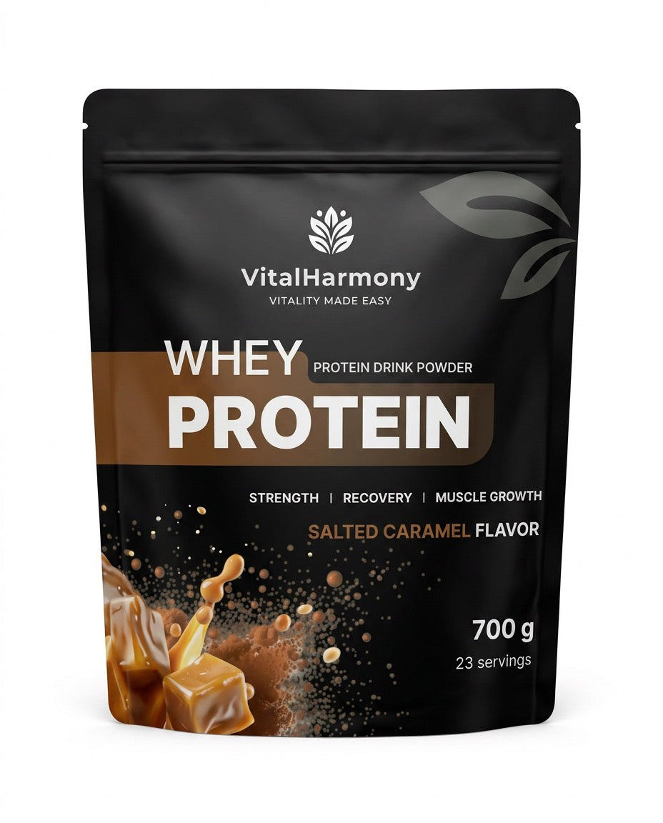 VitalHarmony Whey Protein - Sãļās karameles garša
