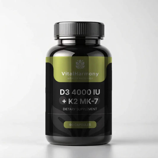 VitalHarmony D3 4000 + K2 - 90 Kapsulas